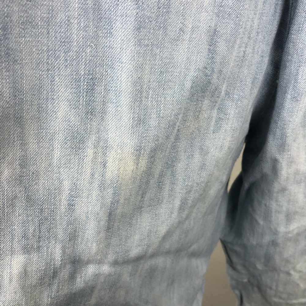A.P.C Chambray Blue Denim Overalls Jumpsuit L - Picture 8 of 13